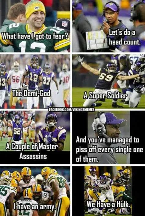 Vikings/Packers Meme Generator .